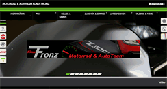 Desktop Screenshot of motorrad-fronz.de